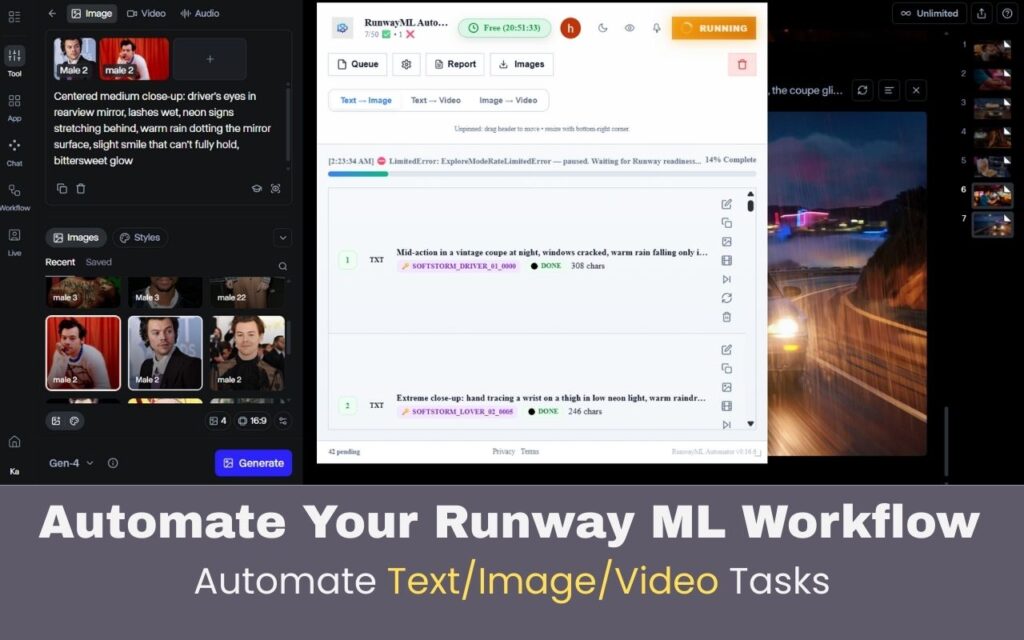 RunwayML Automation